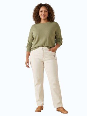 J.Jill Natural Straight Leg Jeans Plus Size 22 — New with Tags
